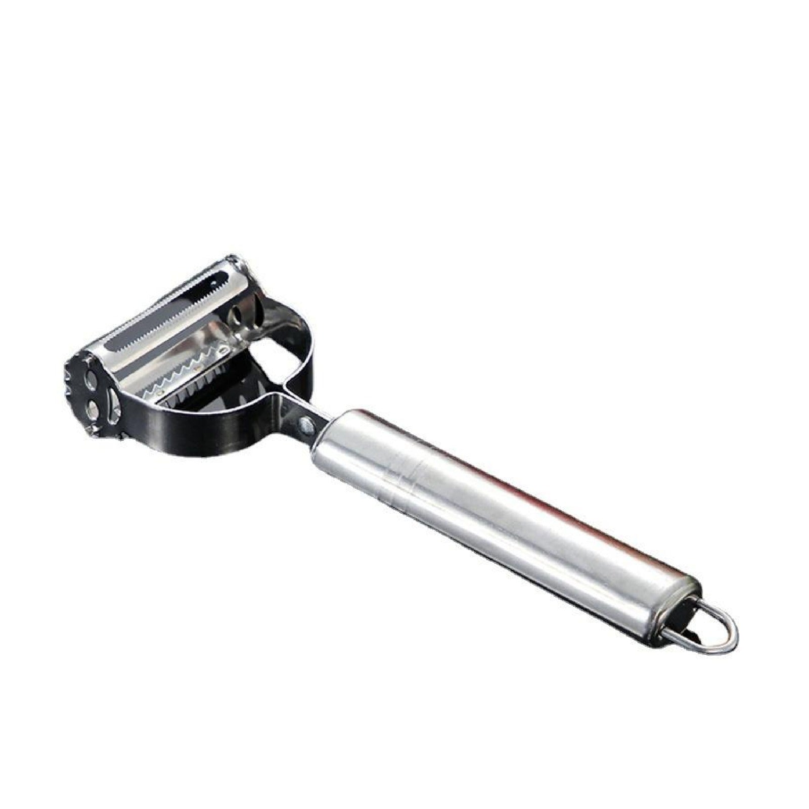 Lara Tales – 2-in-1 Stainless Steel Julienne Peeler & Vegetable Slicer Multi-Purpose Fruit & Veggie Shredder, Grater & Cutter for Carrots, Potatoes, Cucumbers & More | Premium Kitchen Tool for Effortless Prep