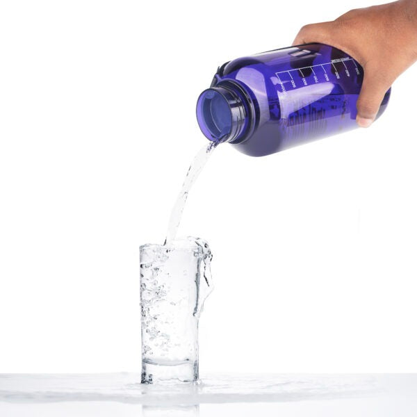 Lara Tales Enagic Kangen 1000ml Tritan Water Bottle – BPA-Free, Leakproof, Reusable | Classic Design with Steel Lid & Strap