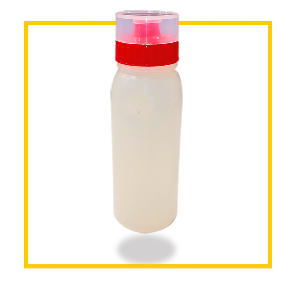 Lara Tales – 400ml 5-Hole Sauce Squeeze Bottle (Pack of 2) | Food-Grade, BPA-Free Plastic Dispenser for Ketchup, Mayonnaise, Oil, BBQ Sauces & Condiments | Refillable, Leak-Proof & Easy-Flow Design