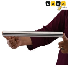 Lara Tales Stainless Steel Premium Chopping Board with Sabji Cutter – 2-in-1 Vegetable & Fruit Cutting Board | Stainless Steel Blade | Food Grade Plastic | Easy Grip Handle | Kitchen Tools With Rolling Pin