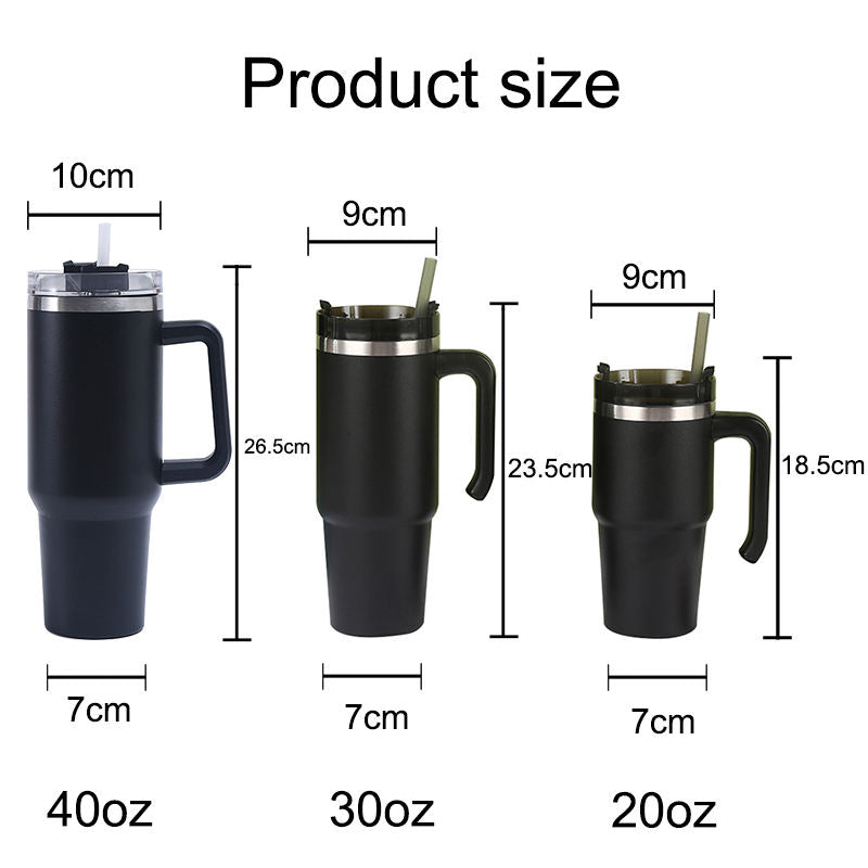 Lara Tales Stanley 1200ml  Water Bottle | Double Wall Vacuum Insulated Stainless Steel Cup with Handle | Modern Design Ice Cup | Leakproof Car Thermos | Keeps Drinks Hot & Cold | Travel Mug Tumbler