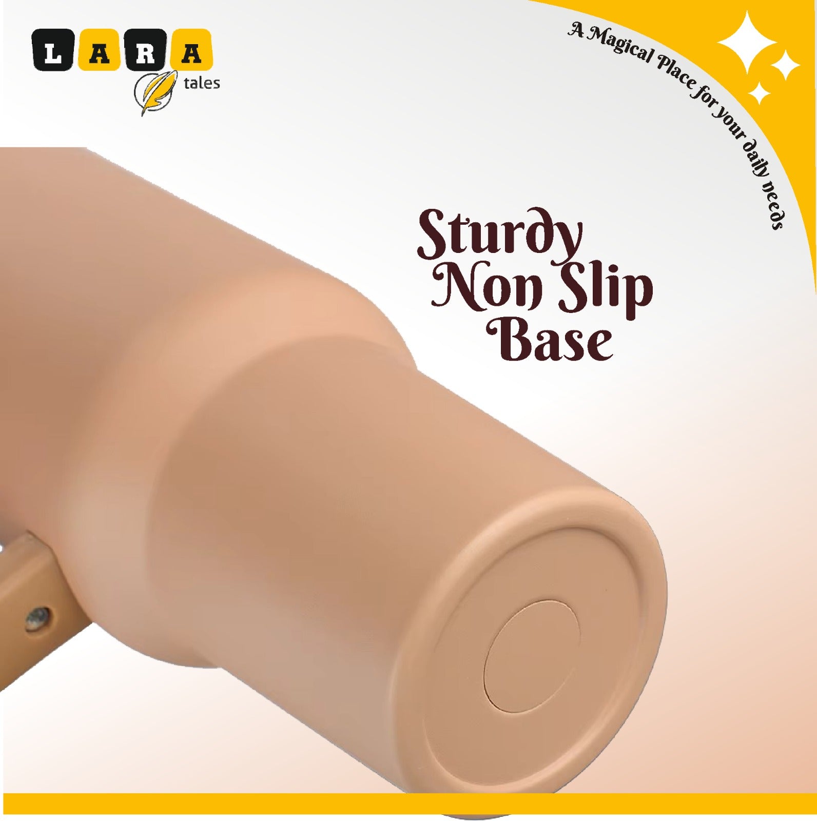 Lara Tales 900ml Vacuum Insulated Stainless Steel Cup with Handle | Double Wall Hot & Cold Bottle | Sleek Modern Design Ice Cup | Leakproof Travel Tumbler with Straw | Premium Matte Finish