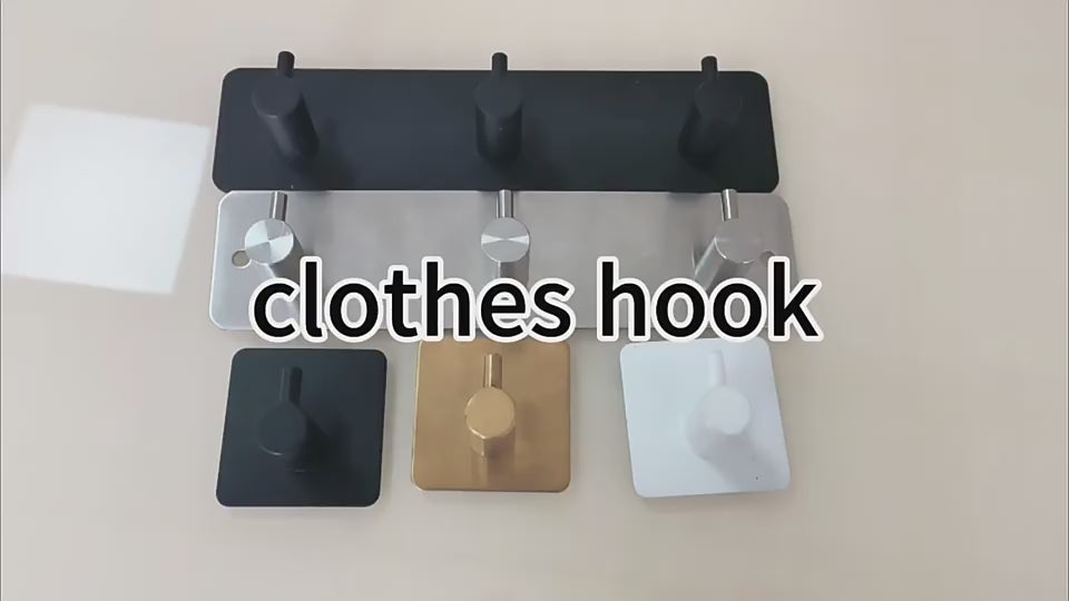 Lara Tales Heavy Duty Adhesive Wall Hooks – Metal Self-Adhesive Hooks for Bathroom, Kitchen & Home | Matte Black Wall Hangers | Rust-Proof Multipurpose Hooks (Set of 4)